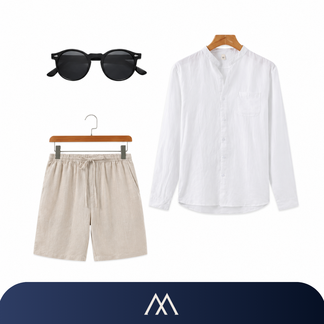 Veltic Riviera Saluzzo Men's Linen Look