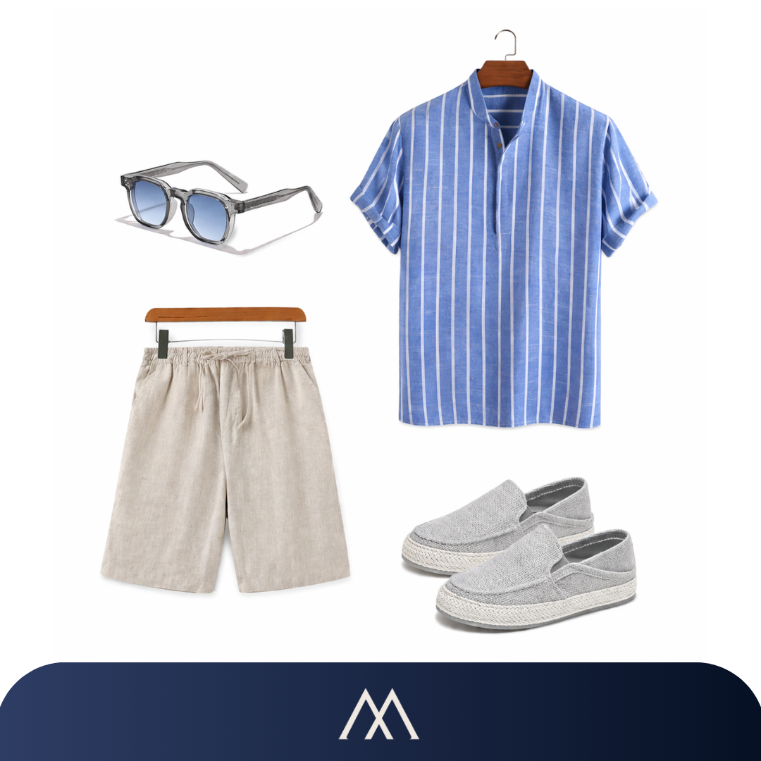 Veltic Riviera Capri Men's Linen Look