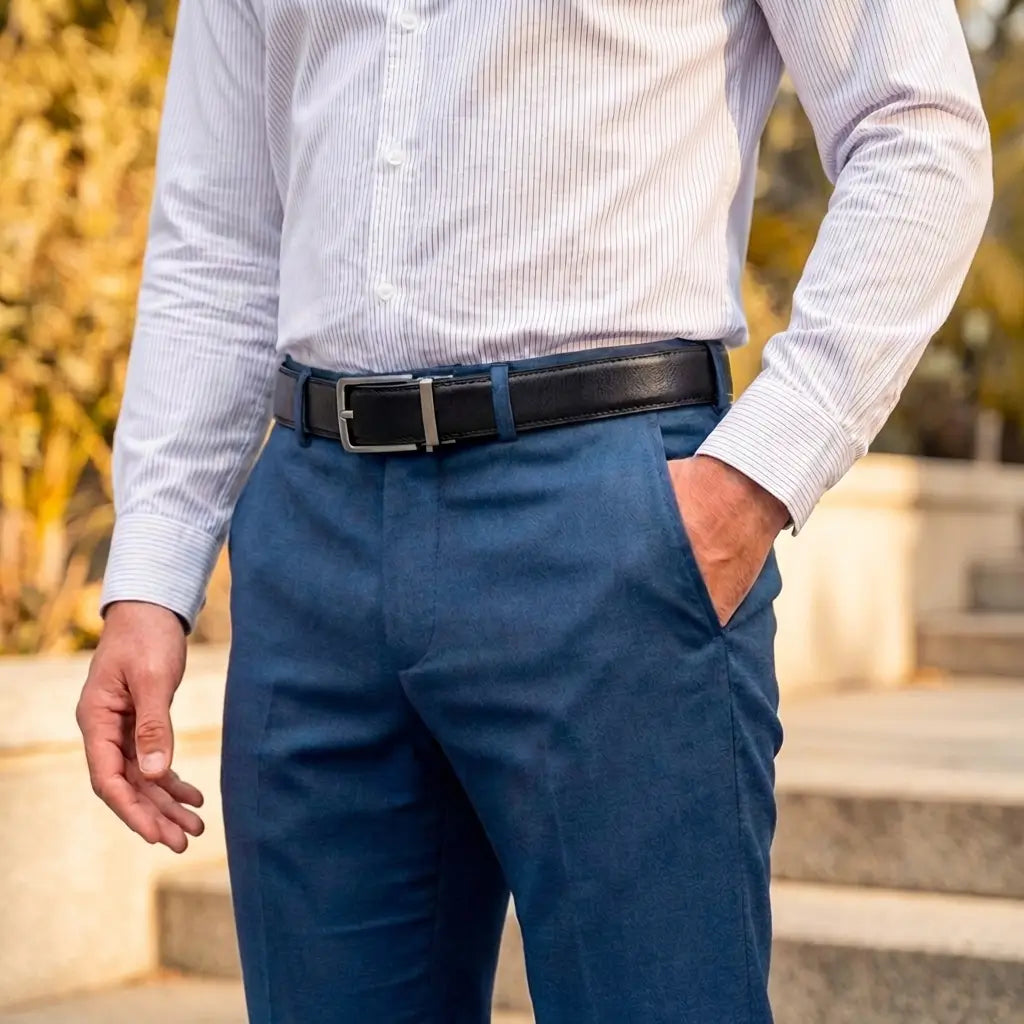 Veltic No-Hole Belt | Black