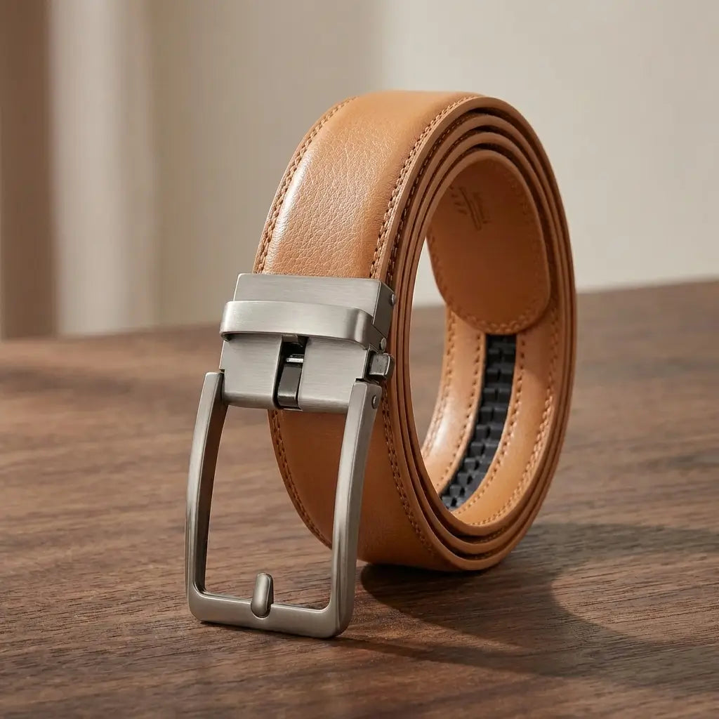 Veltic No-Hole Belt | Light Brown