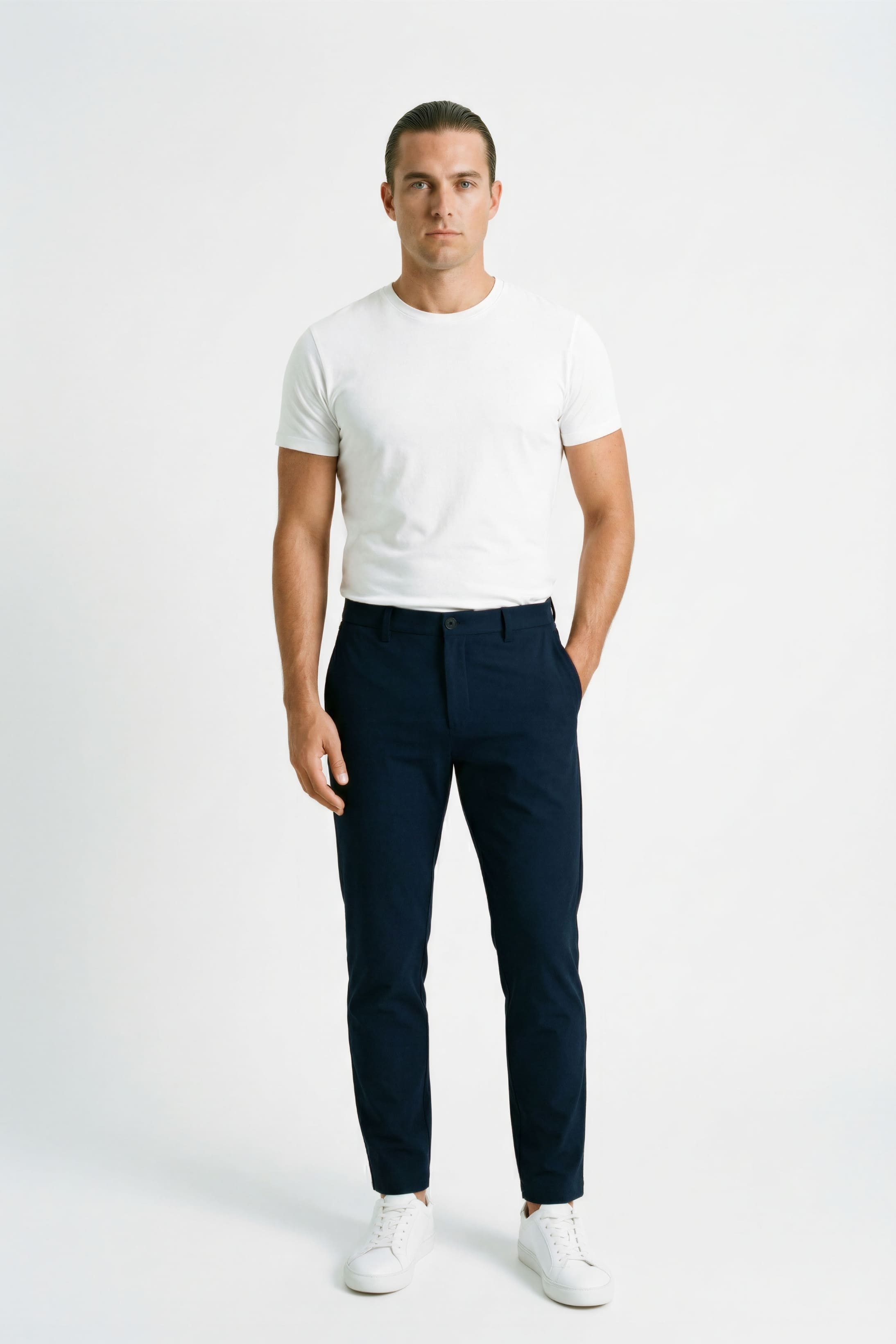 Men's Lightweight Tailored Trousers - Veltic