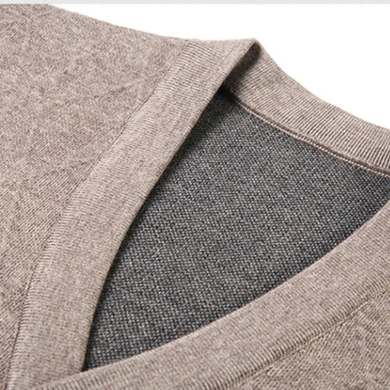 Men's Executive Argyle Cardigan with V-Neck - Veltic