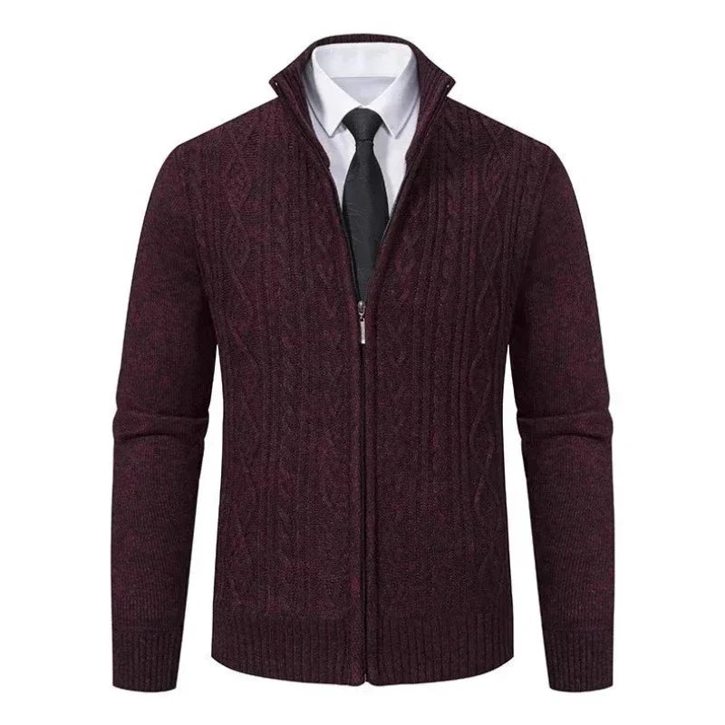 Men's Lightweight Knit Dress Cardigan - Veltic