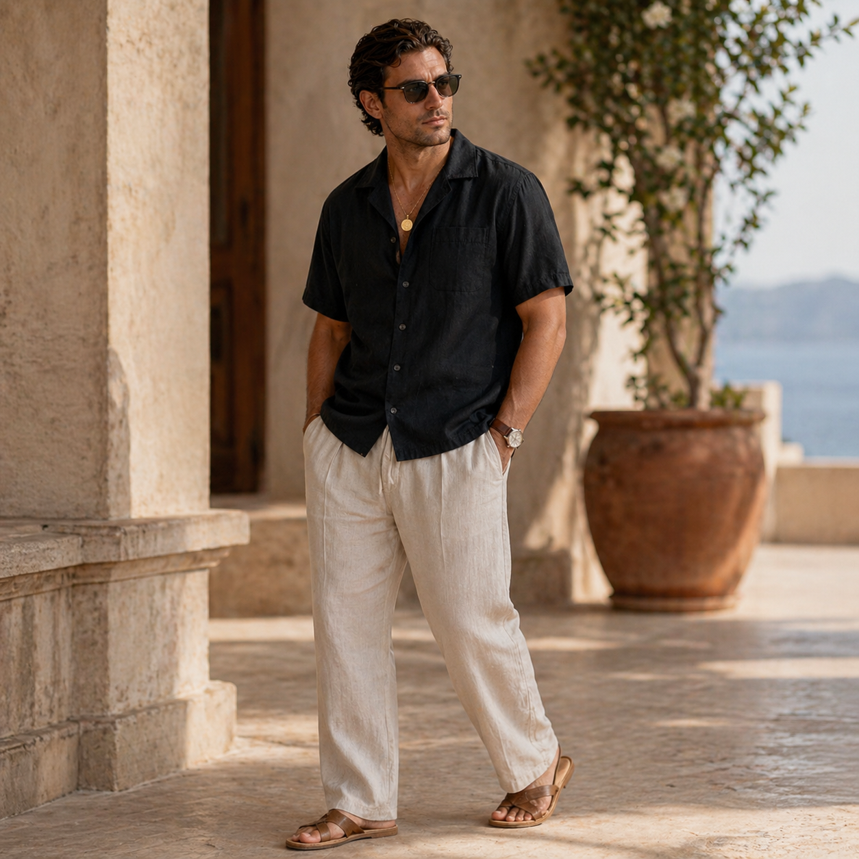 Veltic Firenze Imperiale Men's Linen Look