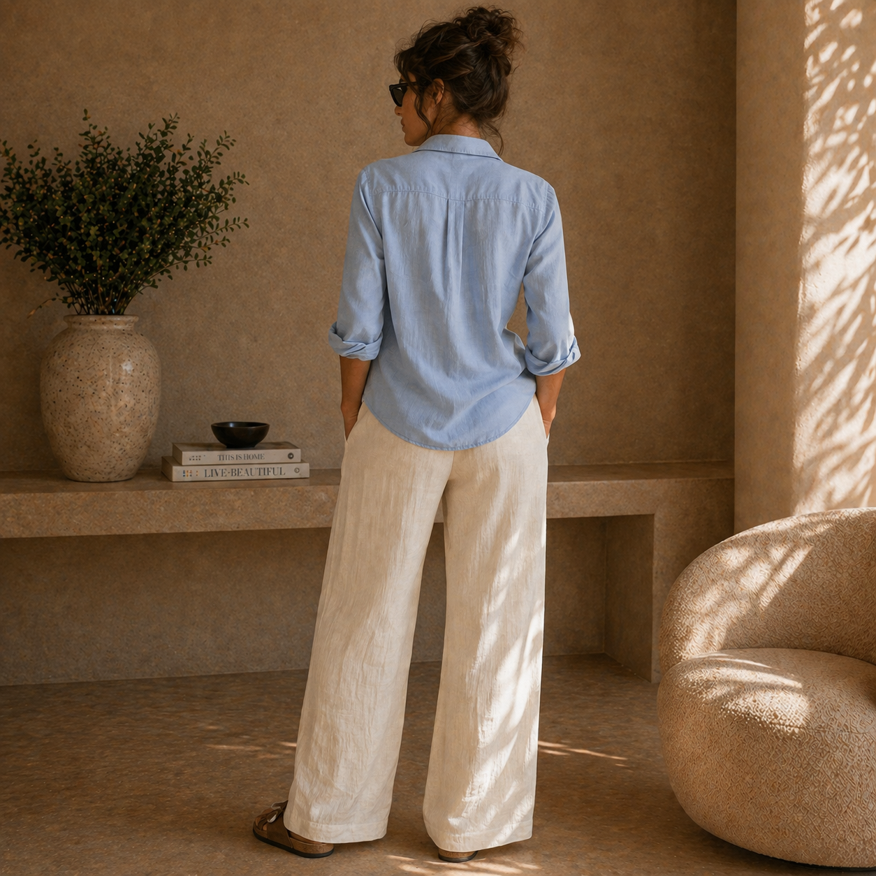 Veltic Bellagio Women's Linen Look