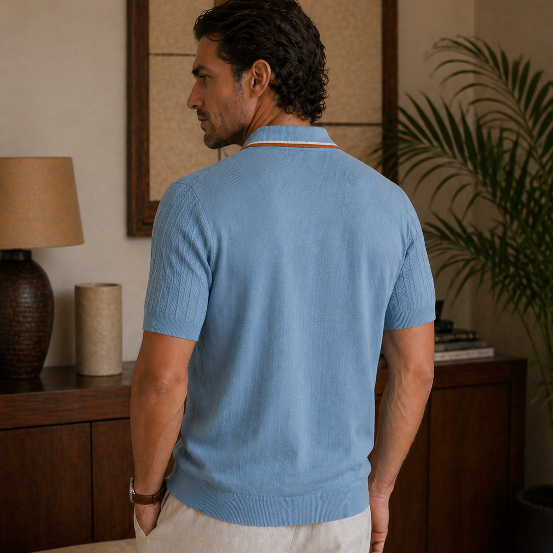 Veltic Ravena Men's Knit Polo Shirt