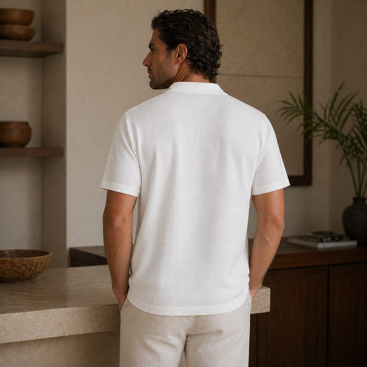 Veltic Capri Men's Knit Polo Shirt