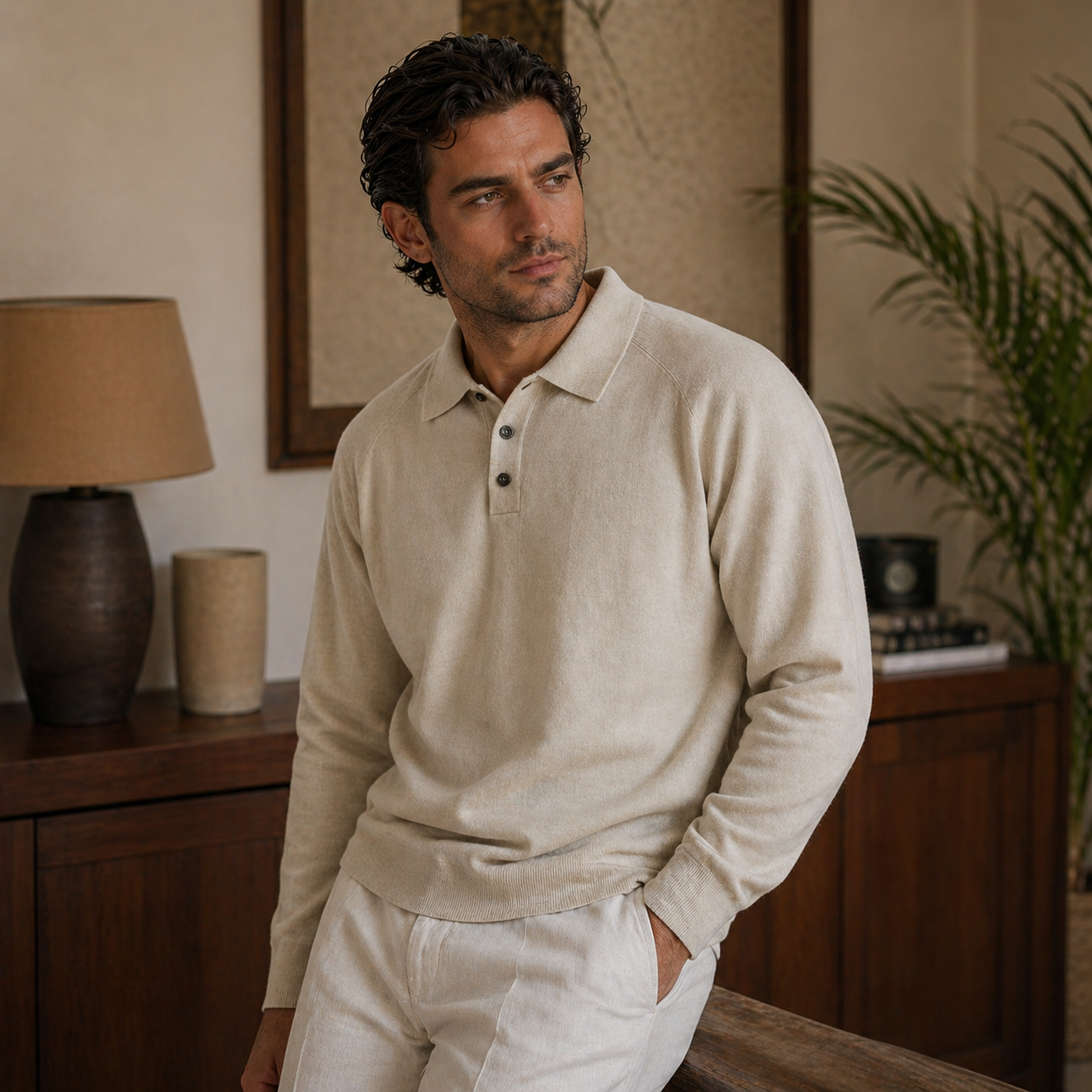 Veltic Torino Men's Wool Polo Shirt