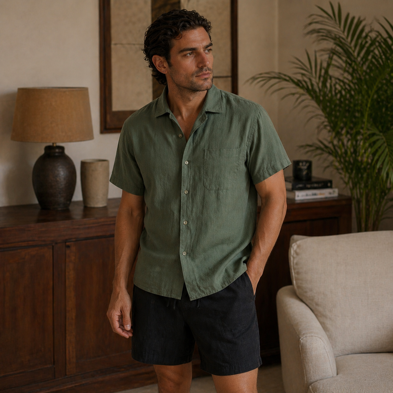 Veltic Torino Men's Linen Set