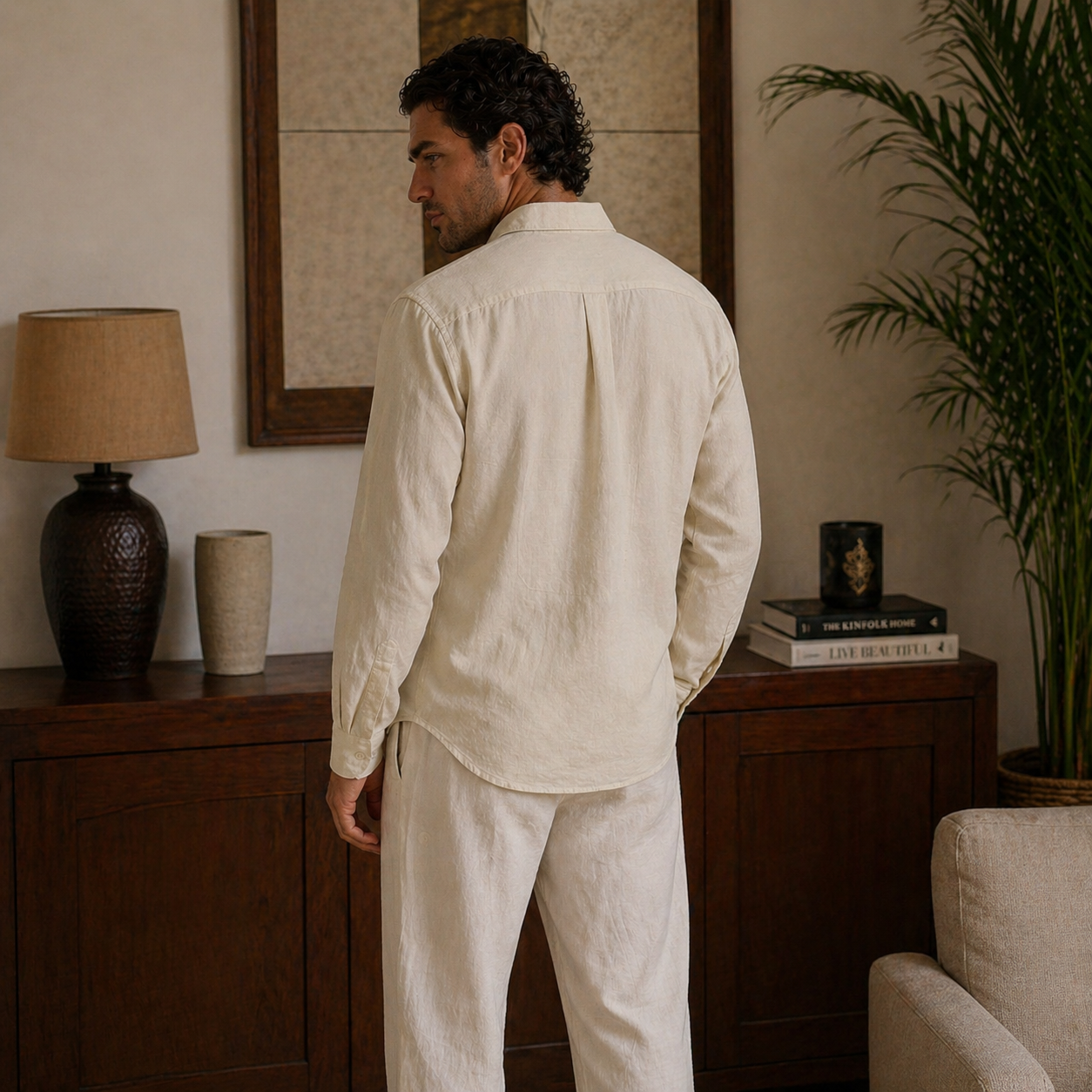 Veltic Saluzzo Men's Linen Shirt