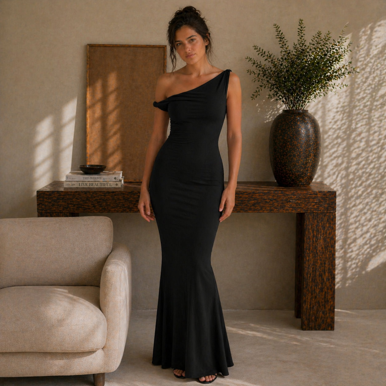 Veltic Capri One Shoulder Women's Dress
