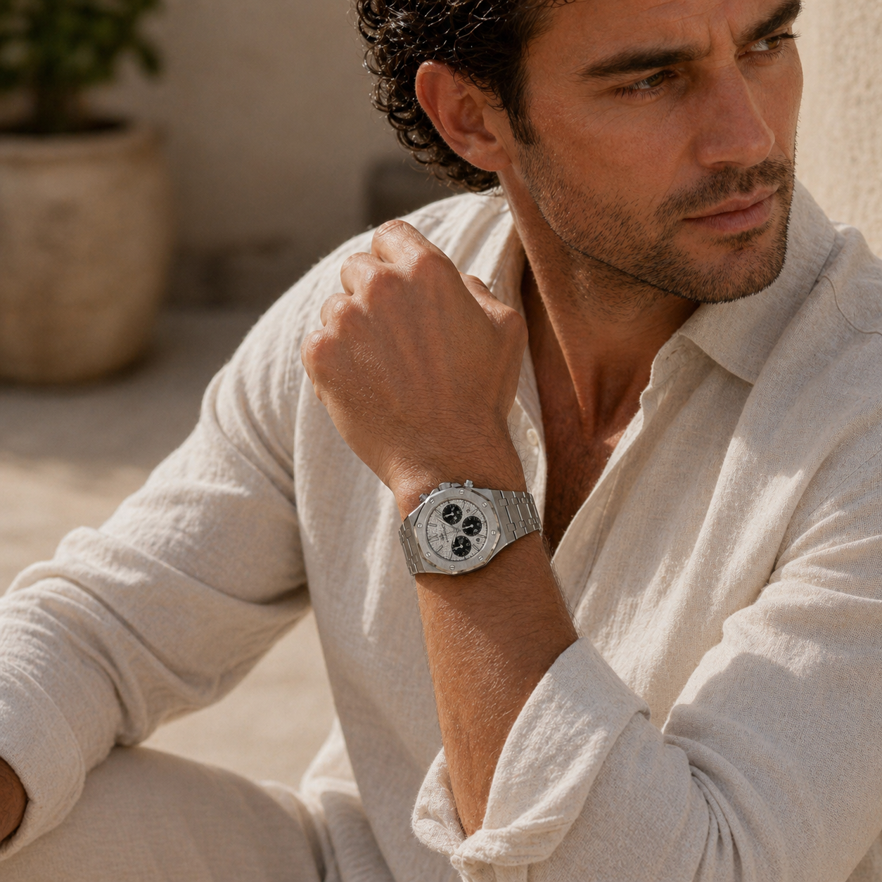 Veltic Milano Chronograph Stainless Steel Men's Watch
