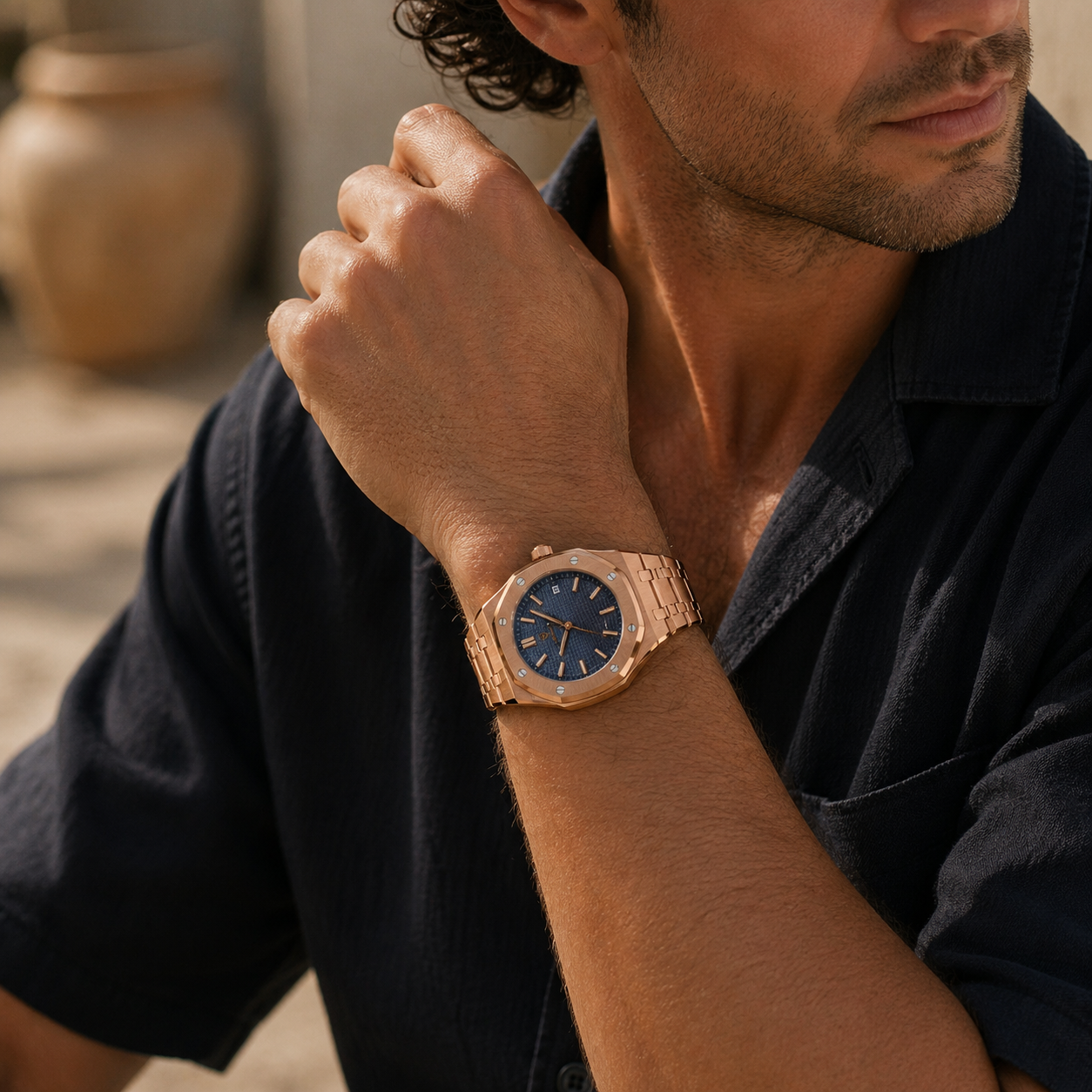 Veltic Verona Chrono Steel Men's Watch