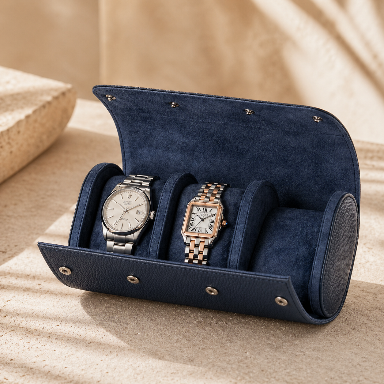 Veltic Milano Travel Watch Case (3 Slots)