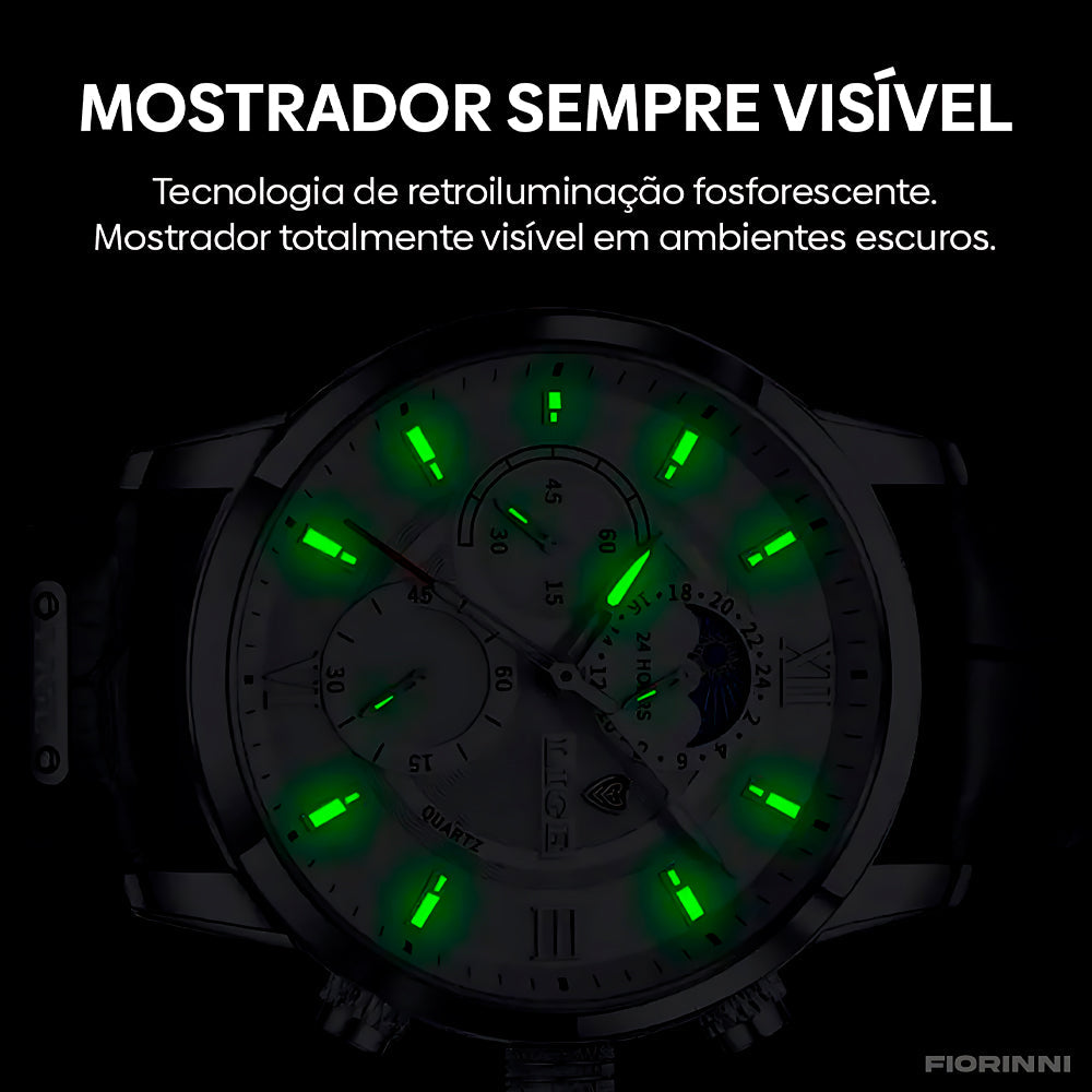 Veltic Men's Classy Watch with Leather Strap - Veltic