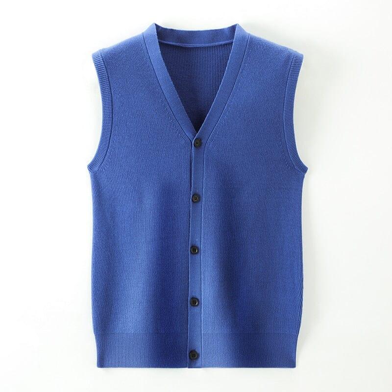 Men's Lightweight Tailored Formal Vest with Front Buttons - Veltic