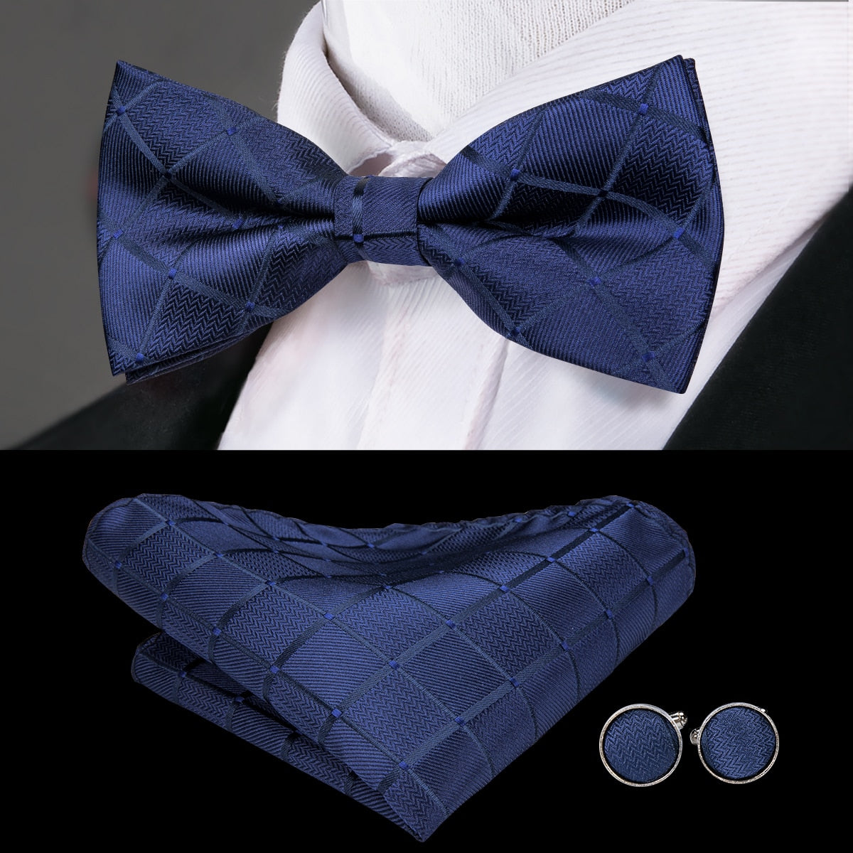 Silk Printed Bow Tie - Veltic