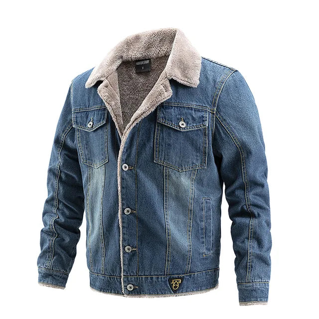 Men's Lined Denim Jacket Savoy - Veltic