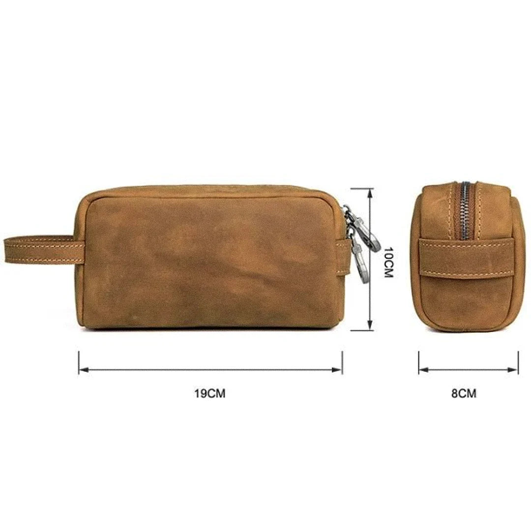 Veltic Leather Toiletry Bag Jenkins - Veltic