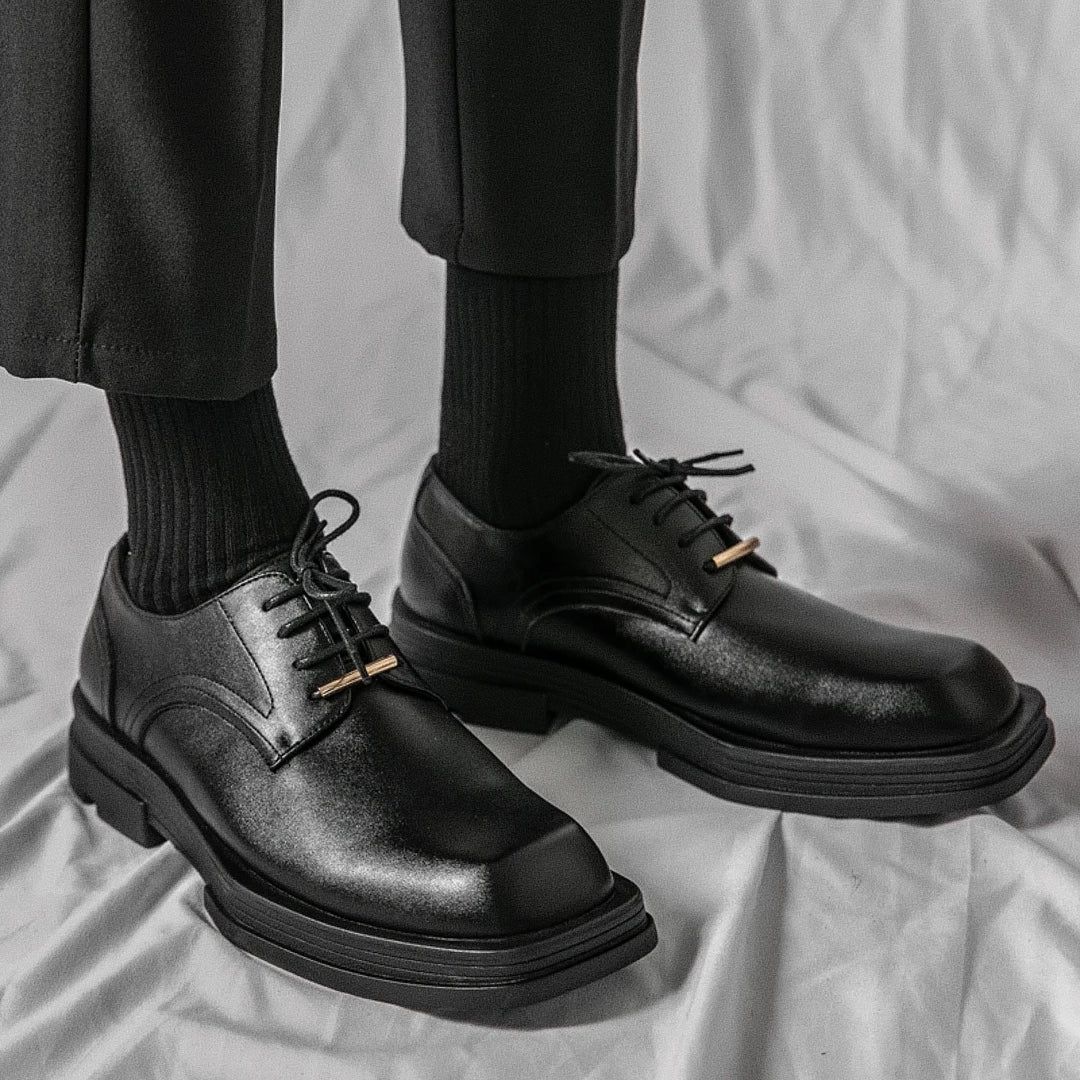 Men's Structured Derby Málaga Shoes - Veltic