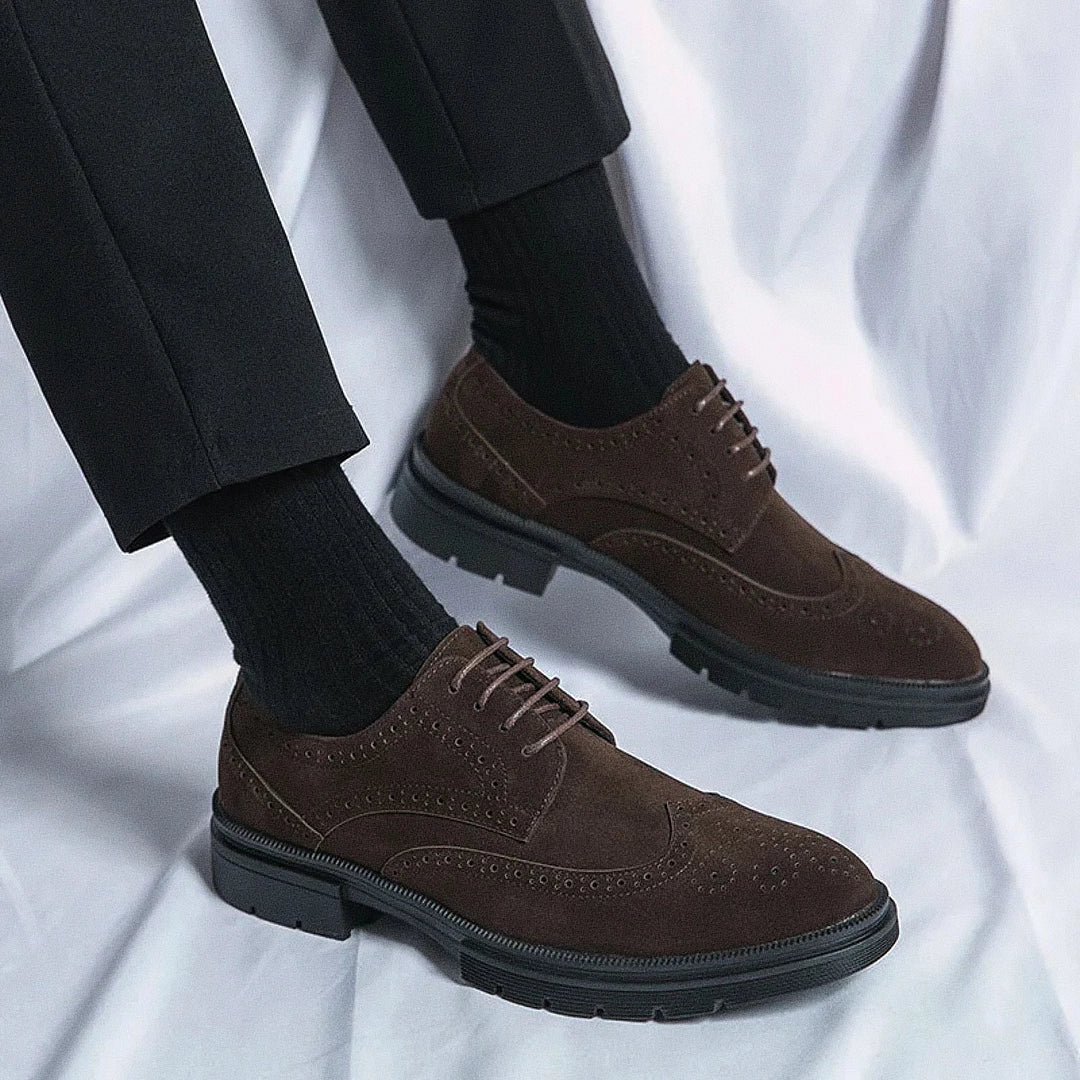 Men's Derby Shoes with Elevated Lug Sole Vigo - Veltic