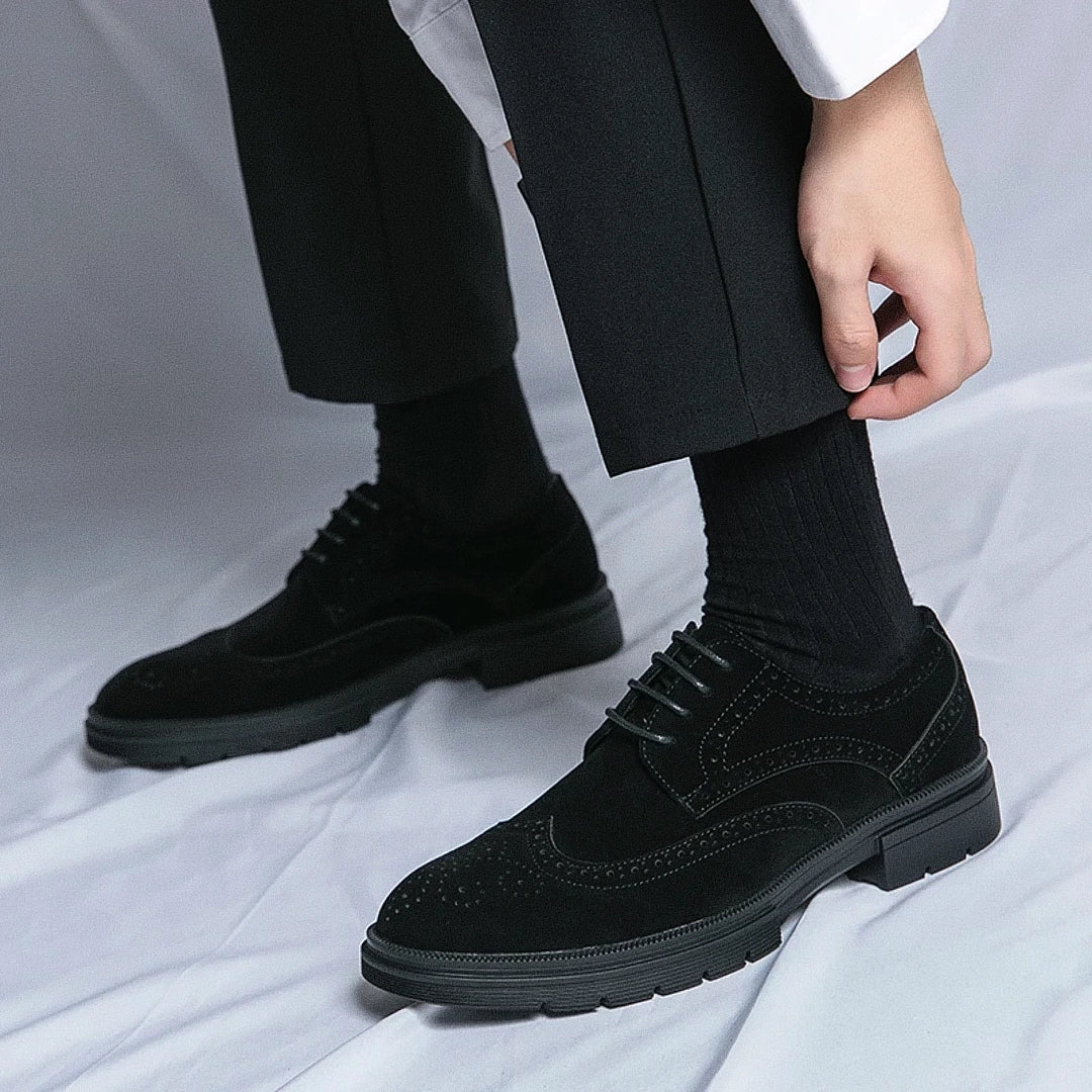Men's Derby Shoes with Elevated Lug Sole Vigo - Veltic