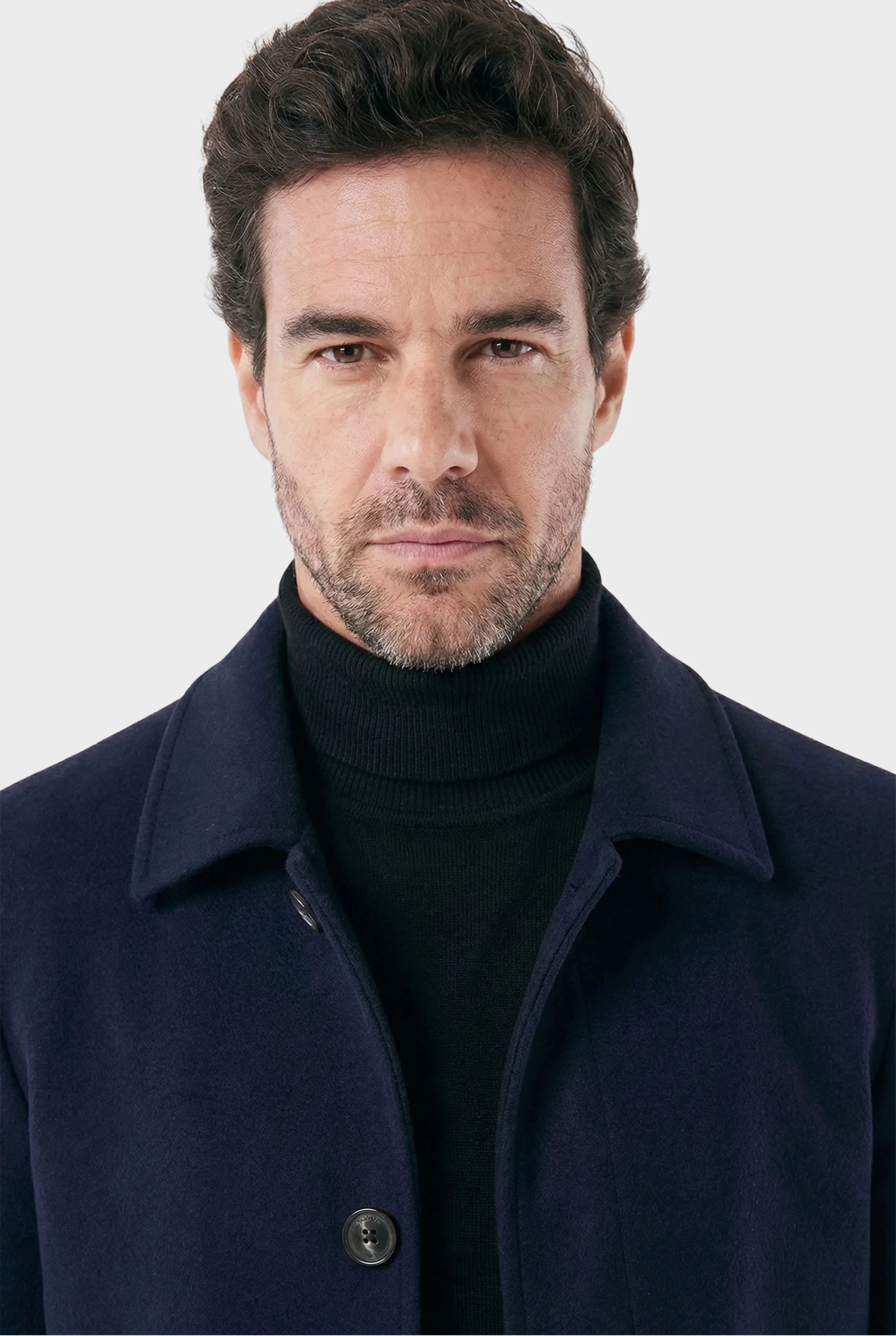 Men's Short Invictus Overcoat - Veltic