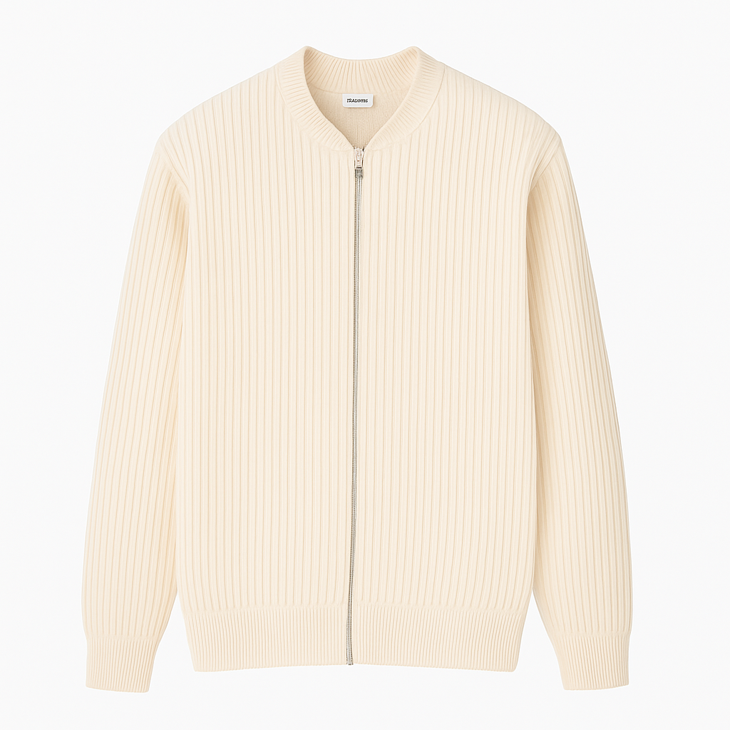 Veltic Men's Casual Sweater with Zipper Closure - Veltic