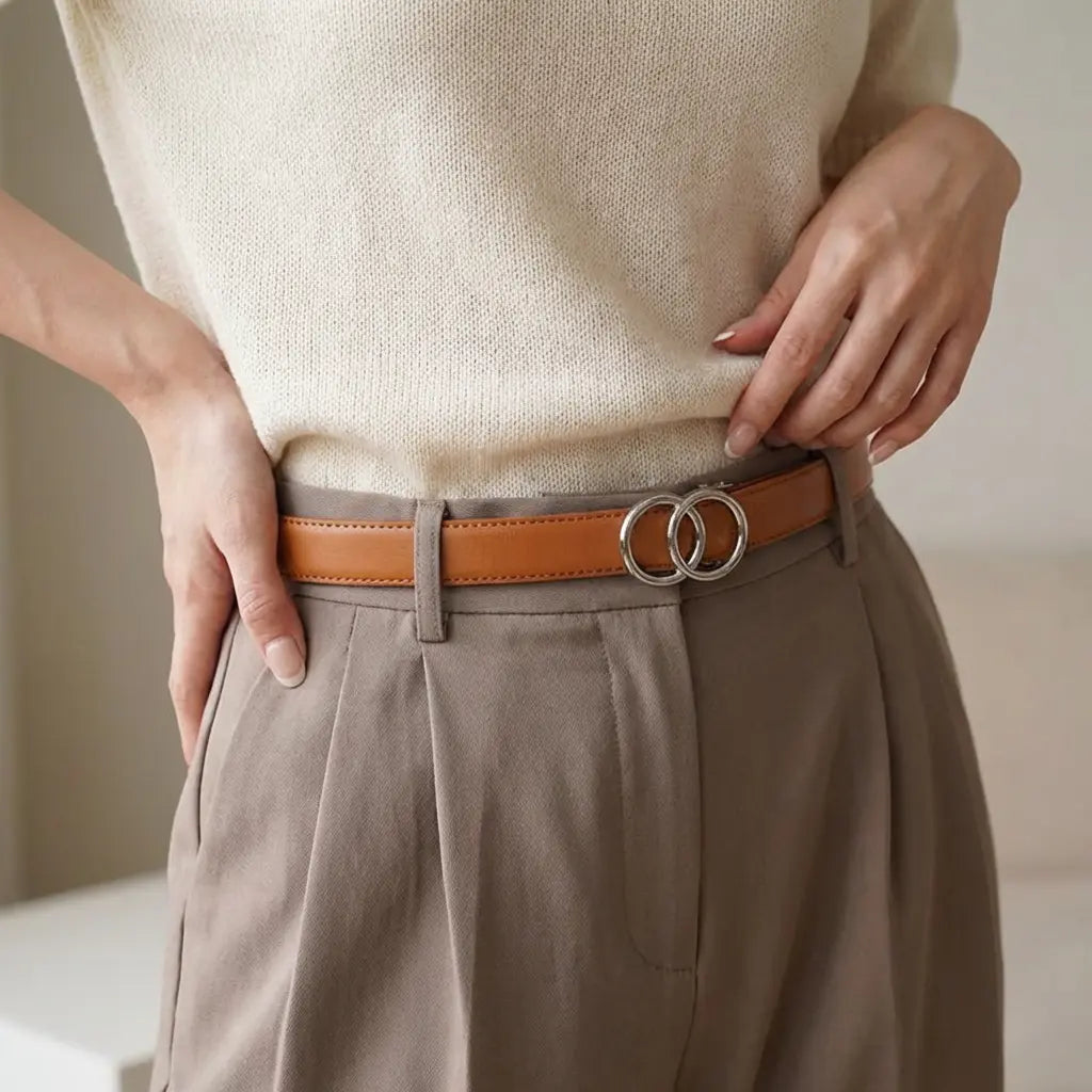 Veltic Belt | Silver-Brown