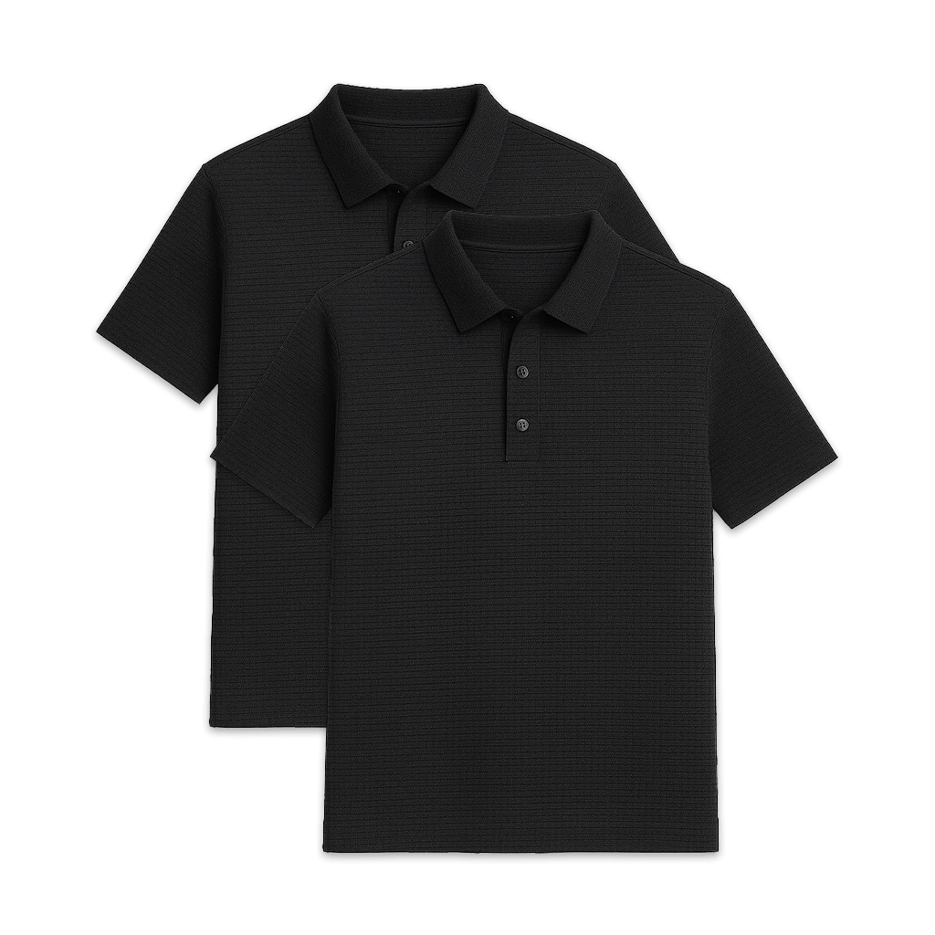 Set of 2 Premium Tech Polo Shirts - Veltic