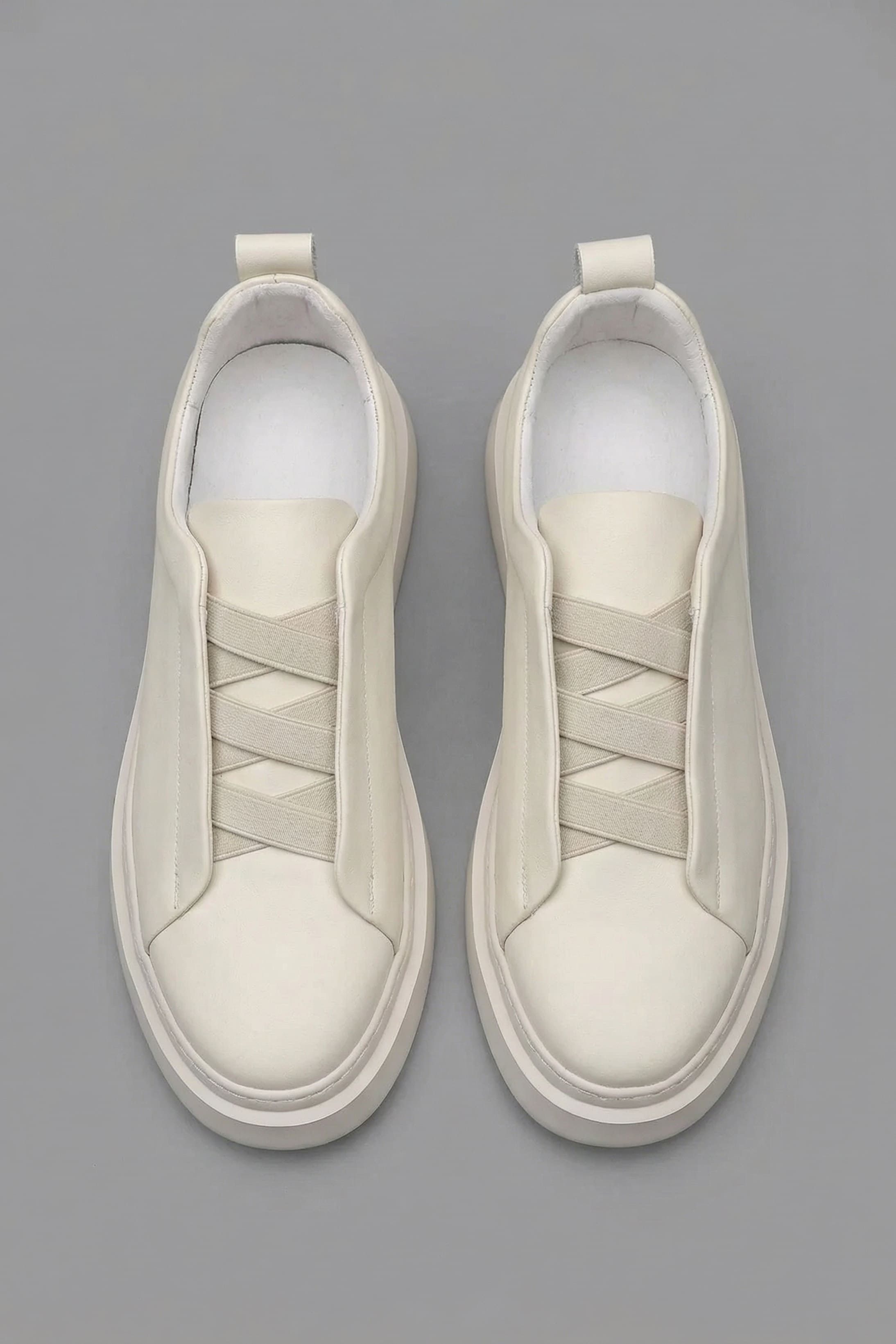 Men's Elegant Casual Leather Sneakers Amsterdam - Veltic